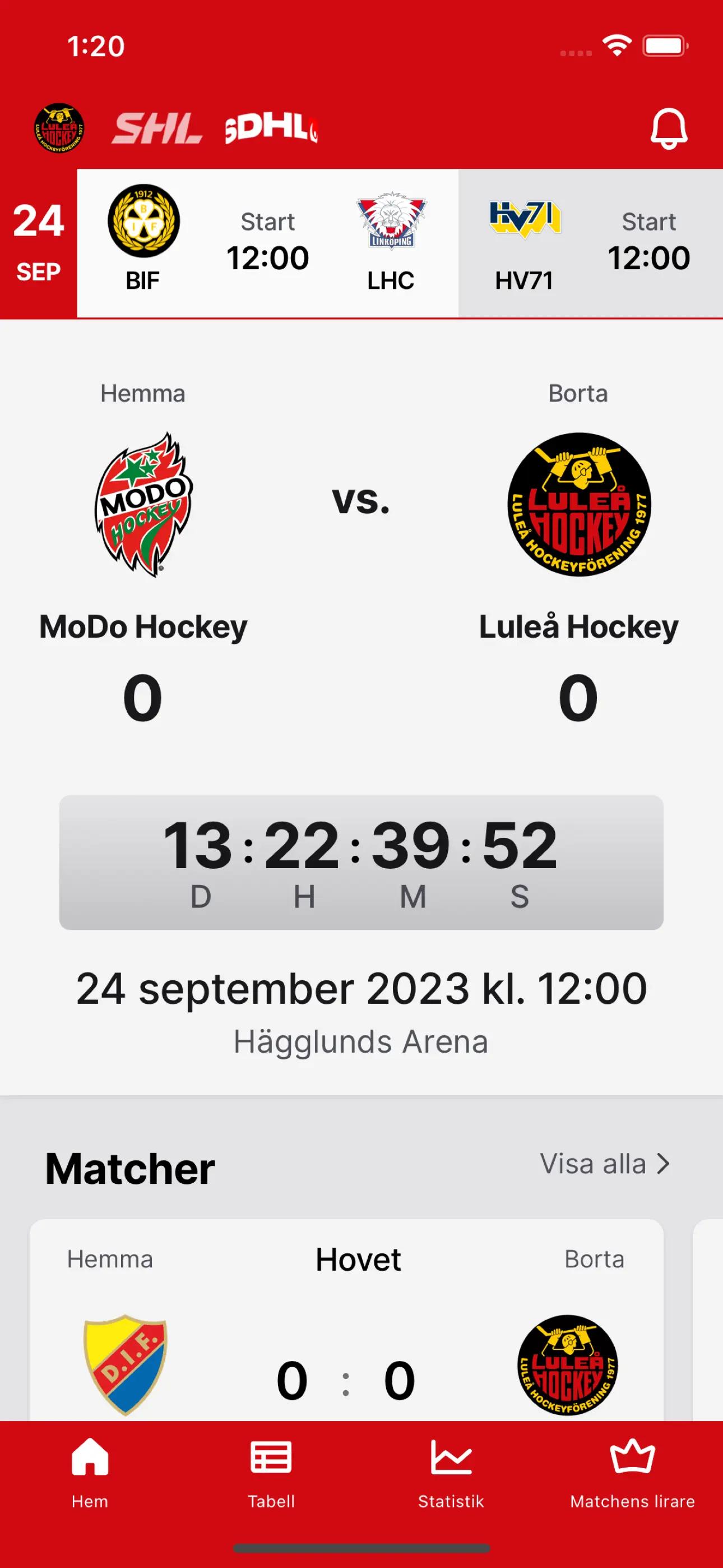 Luleå Hockey app screenshot 4