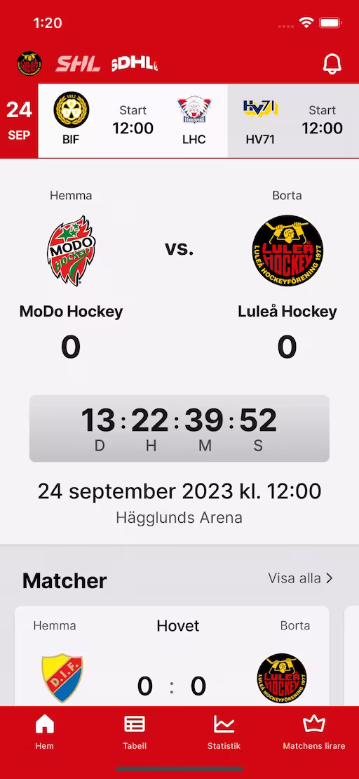 Luleå Hockey app screenshot 4